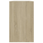 Dressoir 120X41X75 Cm Bewerkt Hout Kleurig