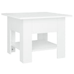 Salontafel 55X55X42 Cm Bewerkt Hout