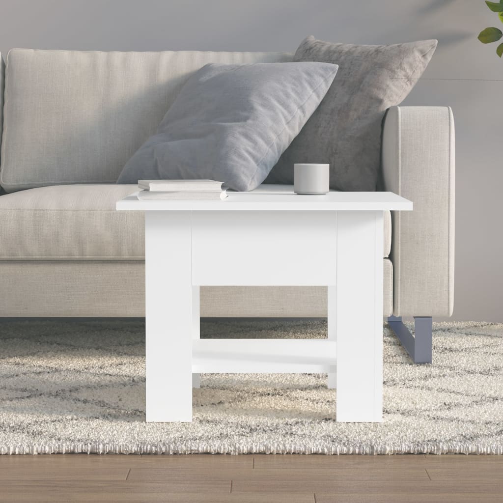 Salontafel 55X55X42 Cm Bewerkt Hout