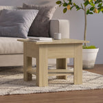 Salontafel 55X55X42 Cm Bewerkt Hout