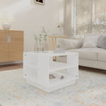 Salontafel 55X55X43 Cm Bewerkt Hout