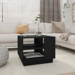 Salontafel 55X55X43 Cm Bewerkt Hout