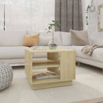 Salontafel 55X55X43 Cm Bewerkt Hout