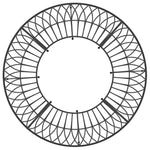 Boombank Rond Ø160 Cm Staal Zwart