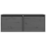 Wandkasten 45X30X35 Cm Massief Grenenhout