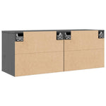 Wandkasten 45X30X35 Cm Massief Grenenhout