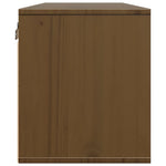 Wandkasten 45X30X35 Cm Massief Grenenhout