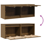 Wandkasten 45X30X35 Cm Massief Grenenhout