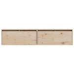 Wandkasten 80X30X35 Cm Massief Grenenhout