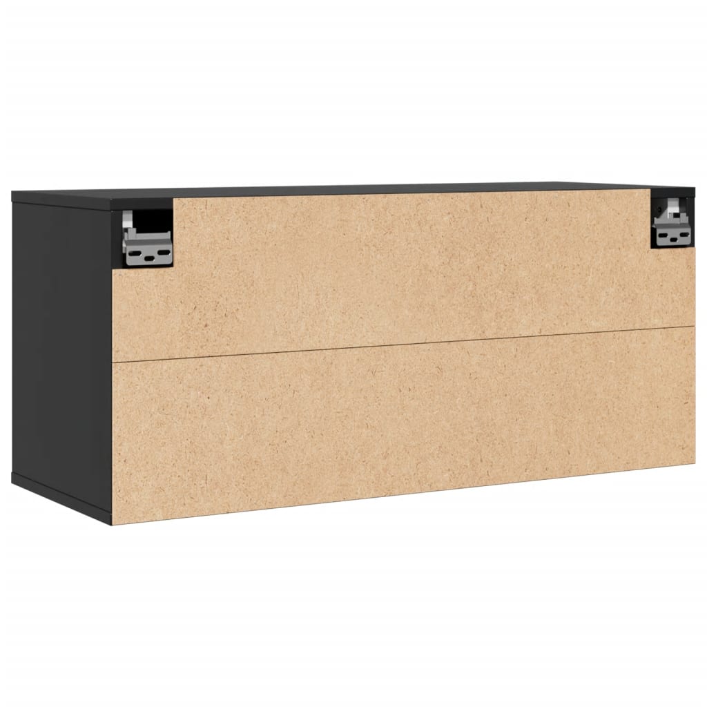 Wandkast 80X30X35 Cm Massief Grenenhout