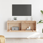 Wandkast 100X30X35 Cm Massief Grenenhout