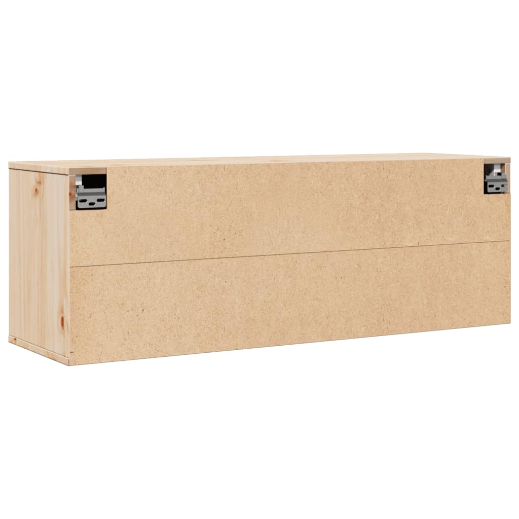 Wandkast 100X30X35 Cm Massief Grenenhout