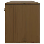 Wandkast 100X30X35 Cm Massief Grenenhout