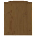 Wandkasten 100X30X35 Cm Massief Grenenhout