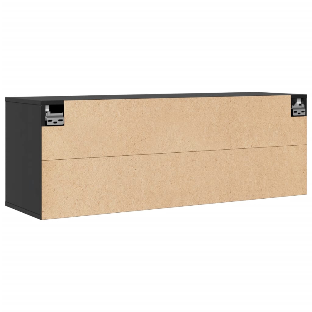 Wandkast 100X30X35 Cm Massief Grenenhout