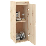 Wandkast 30X30X80 Cm Massief Grenenhout