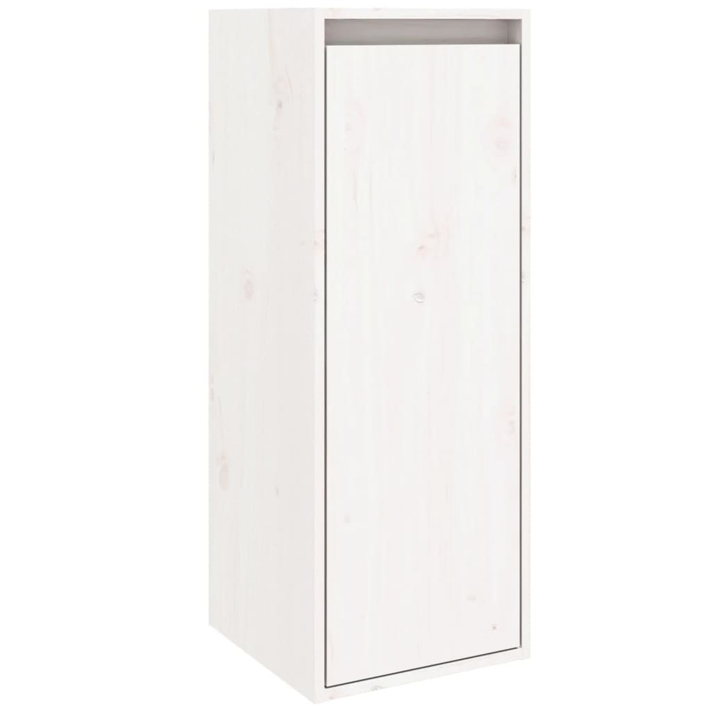 Wandkast 30X30X80 Cm Massief Grenenhout