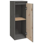 Wandkast 30X30X80 Cm Massief Grenenhout