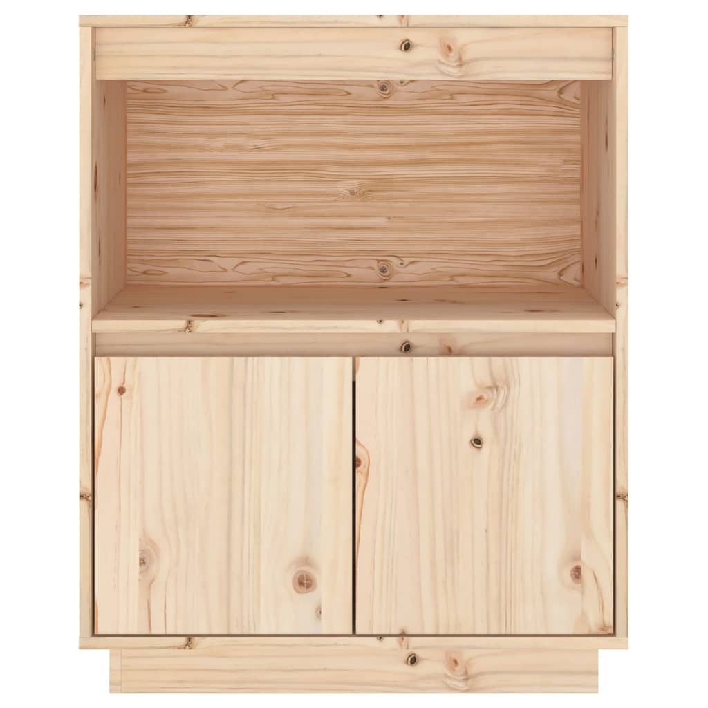 Dressoir 60X34X75 Cm Massief Grenenhout