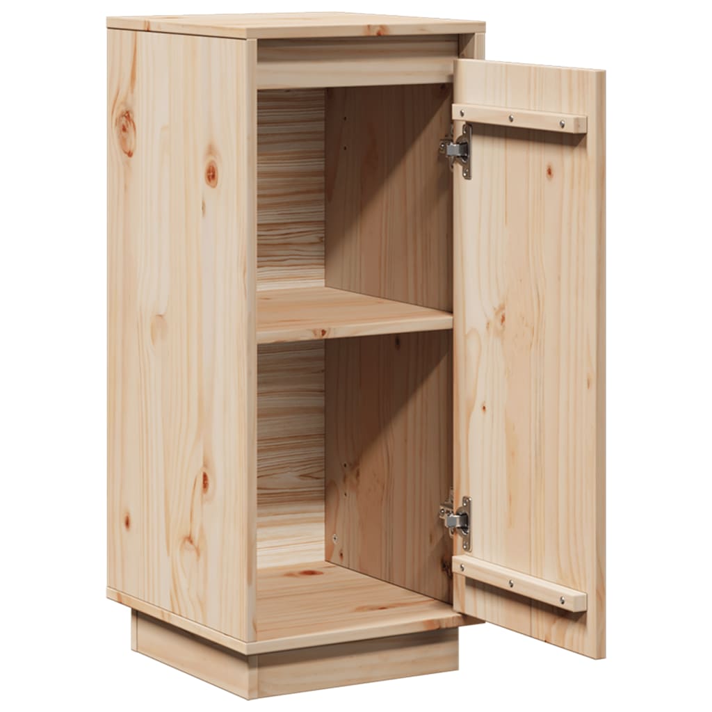 Dressoir 31,5X34X75 Cm Massief Grenenhout