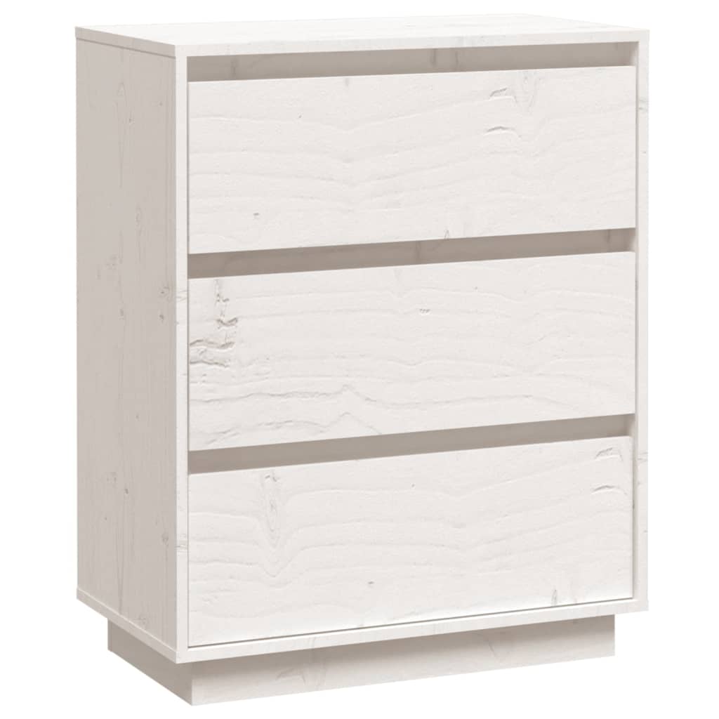 Dressoir 60X34X75 Cm Massief Grenenhout