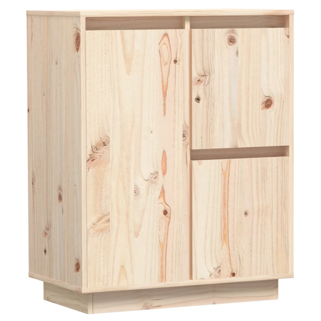 Dressoir 60X34X75 Cm Massief Grenenhout