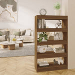 Boekenkast/Kamerscherm 80X30X135 Cm Bewerkt Hout