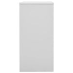 Lockerkasten 90X45X92,5 Cm Staal Lichtgrijs En Rood