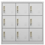 Lockerkasten 90X45X92,5 Cm Staal Lichtgrijs