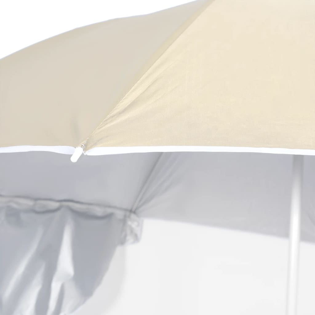 Strandparasol Met Zijwanden 215 Cm Kleurig