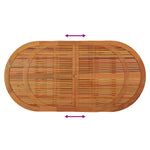 Tuintafel 200X100X75 Cm Massief Eucalyptushout