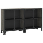 Opbergkasten 72X36X82 Cm Metaal En Mdf