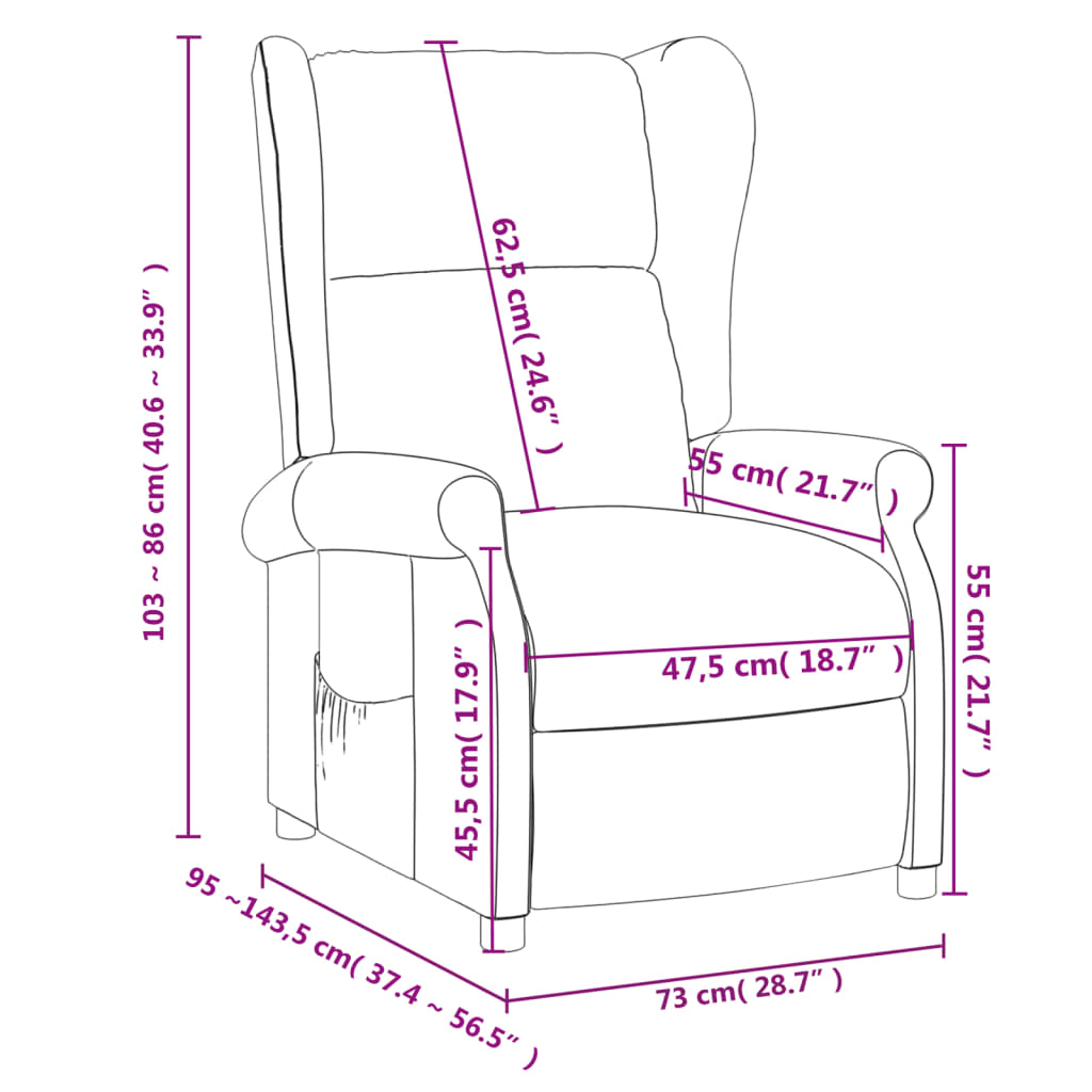 Fauteuil Verstelbaar Stof