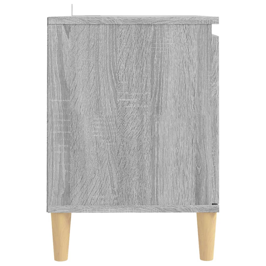 Tv-Meubel Met Houten Poten 103,5X35X50 Cm Eiken