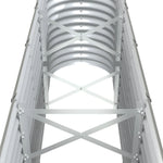 Plantenbak 332X40X68 Cm Gepoedercoat Staal Grijs