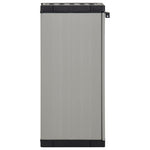 Tuinkast Met 1 Schap 35X40X85 Cm Grijs En Zwart