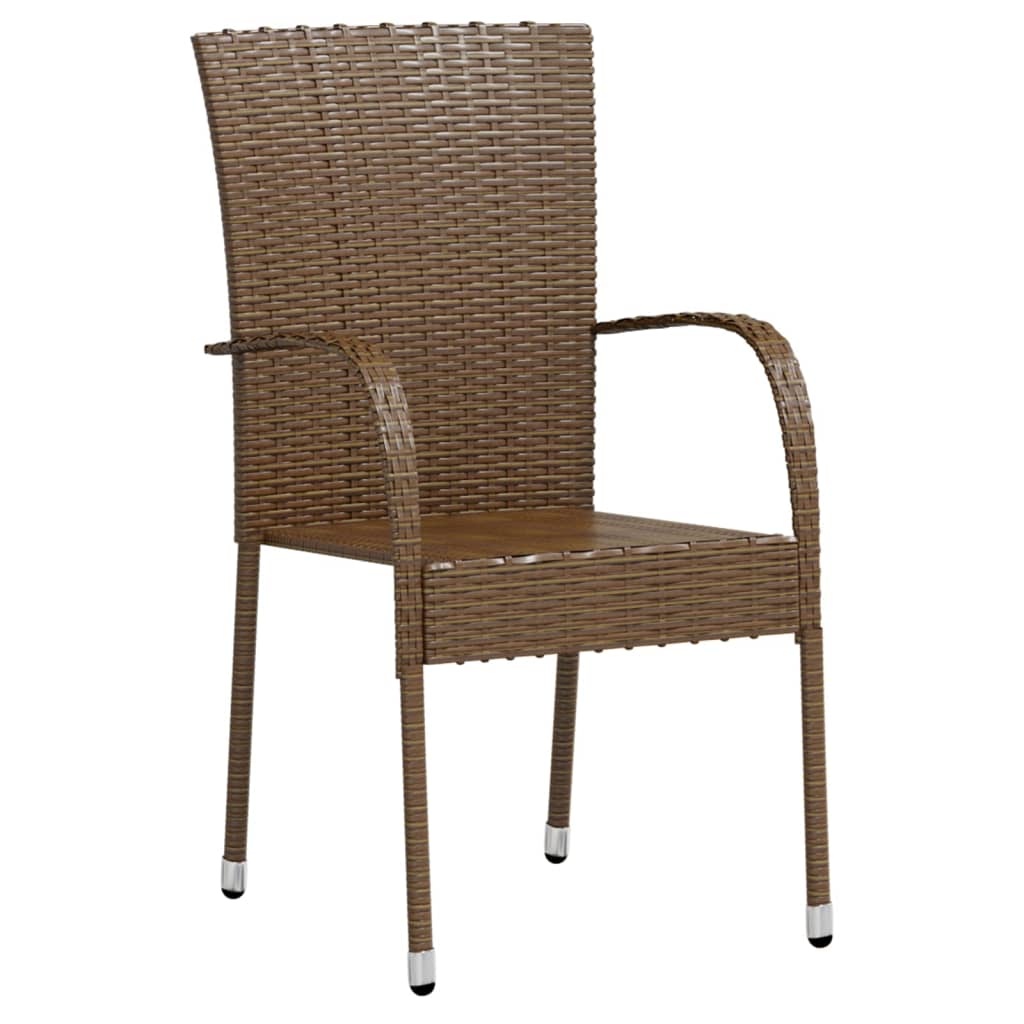 -Delige Tuinset Poly Rattan