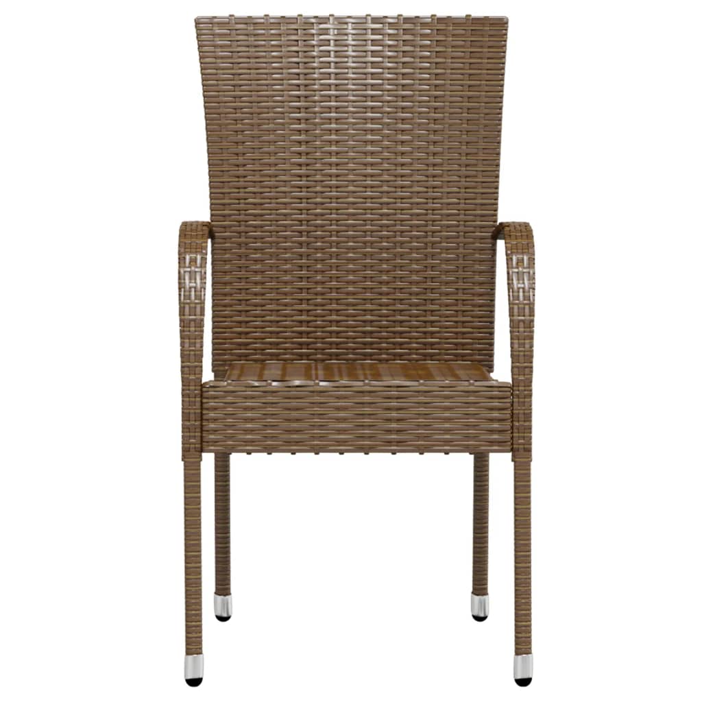 -Delige Tuinset Poly Rattan