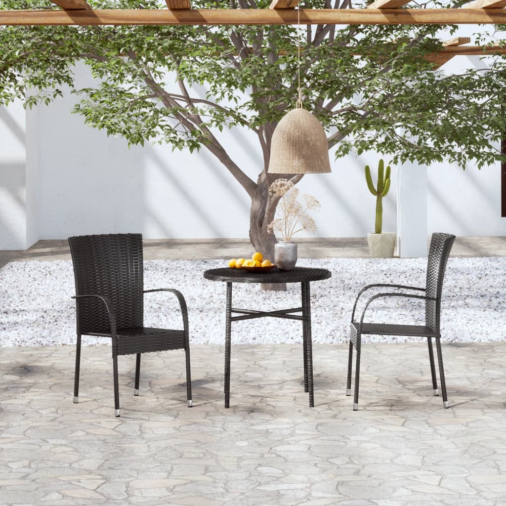 -Delige Tuinset Poly Rattan