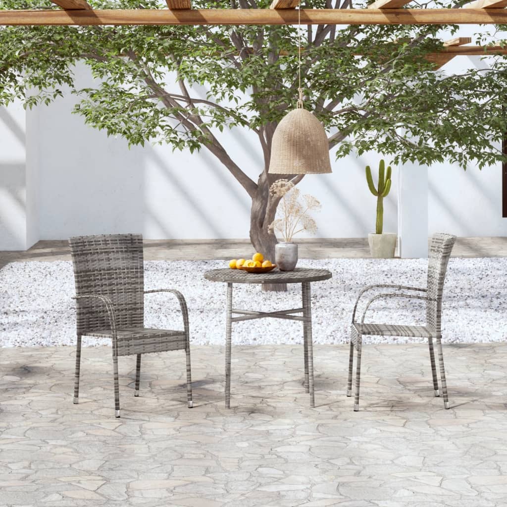 -Delige Tuinset Poly Rattan