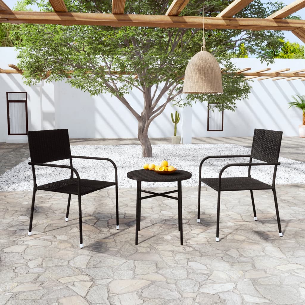 -Delige Tuinset Poly Rattan