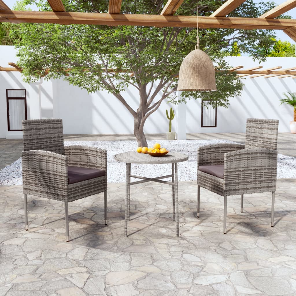 -Delige Tuinset Poly Rattan