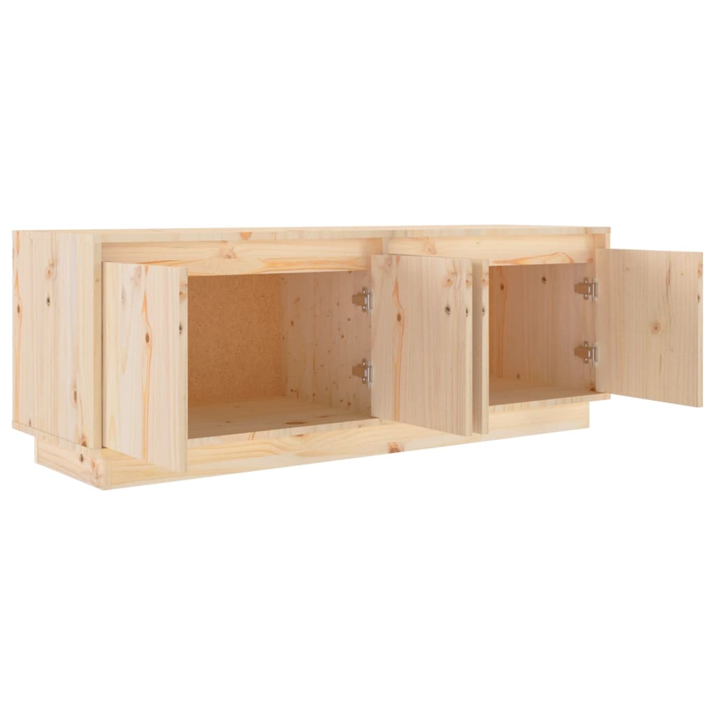 Tv-Meubel 110X34X40 Cm Massief Grenenhout