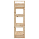 Boekenkast/Kamerscherm 80X35X125 Cm Massief Grenenhout