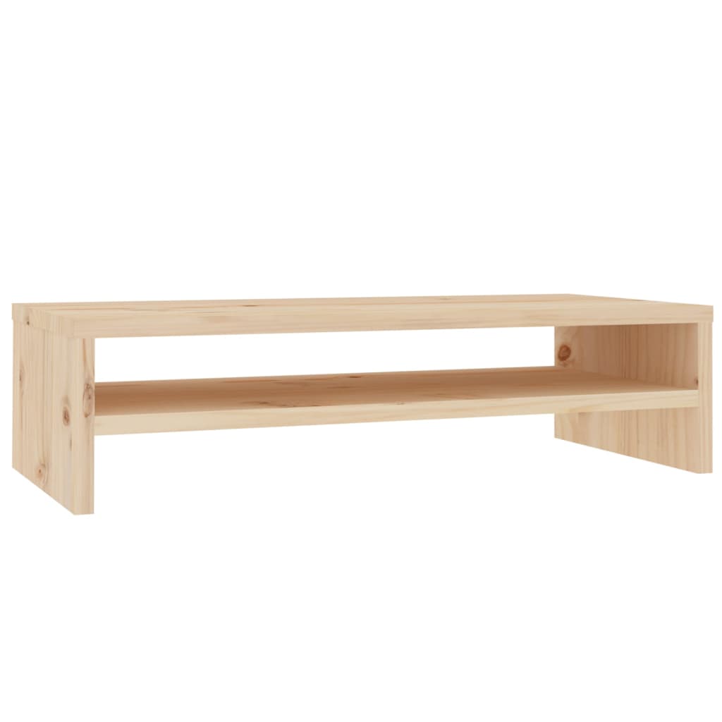 Monitorstandaard 50X24X13 Cm Massief Grenenhout