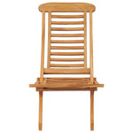 Tuinstoel Inklapbaar 50X90X69 Cm Massief Teakhout