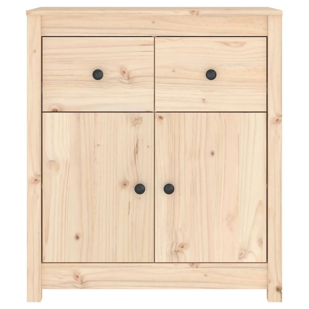 Dressoir 70X35X80 Cm Massief Grenenhout