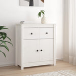 Dressoir 70X35X80 Cm Massief Grenenhout