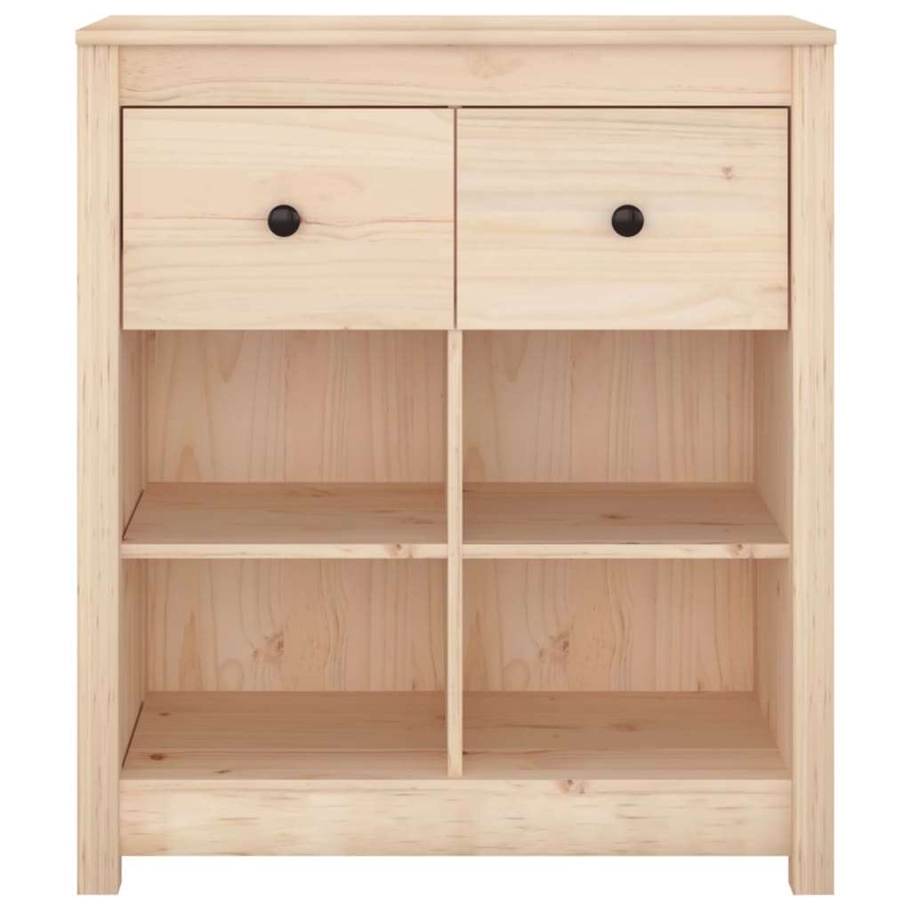 Dressoir 70X35X80 Cm Massief Grenenhout