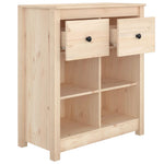 Dressoir 70X35X80 Cm Massief Grenenhout
